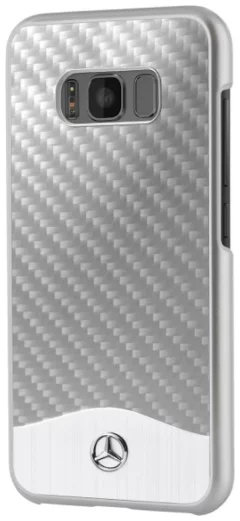 Kryt Mercedes MEHCS8LCACSI S8 Plus G955 silver hard case carbon (MEHCS8LCACSI)