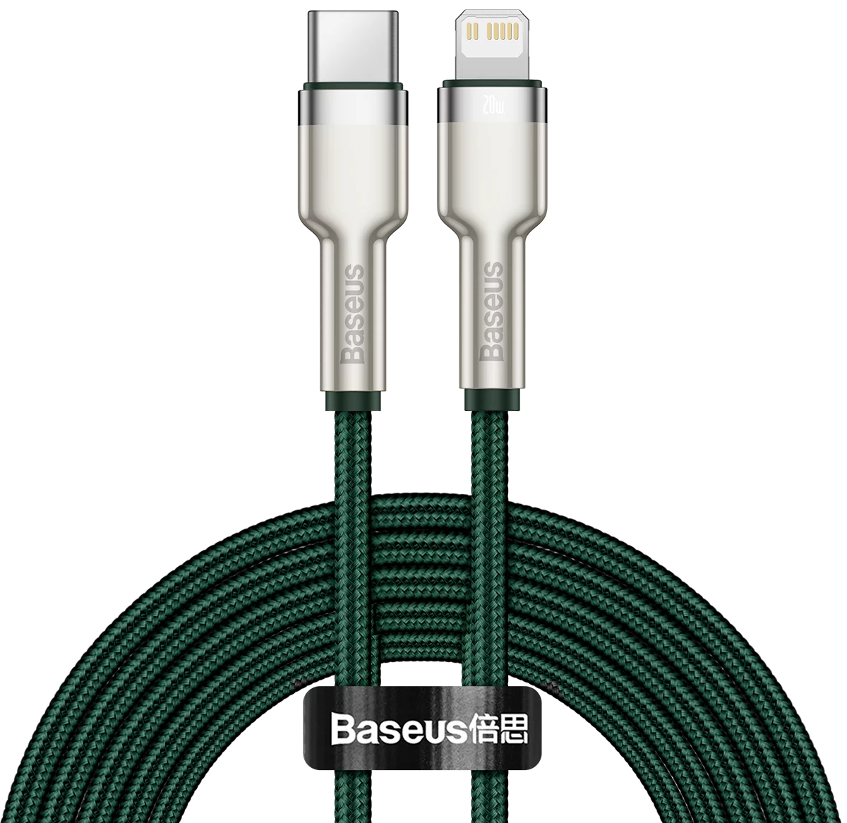 Kábel Baseus USB-C cable for Lightning 2m (green)