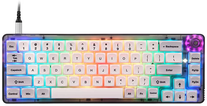 Levně Herní klávesnice Mechanical gaming keyboard Motospeed CK69 (white)