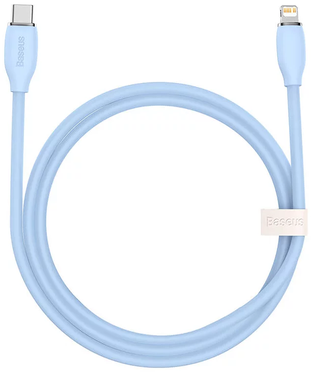Kábel Baseus Jelly  cable USB-C to Lightning, 20W, 2m (blue)