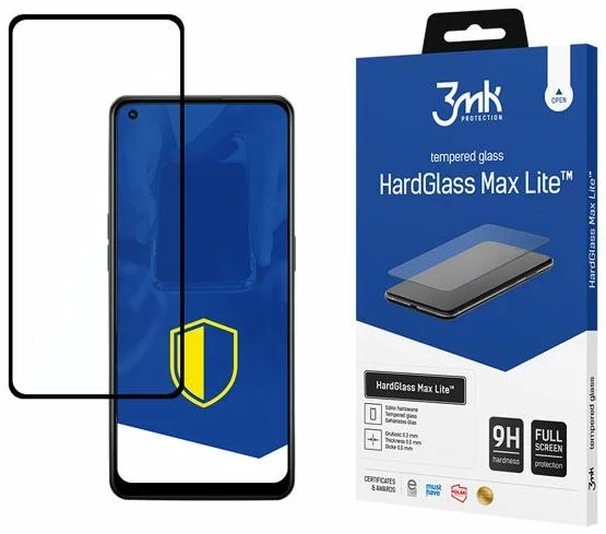 Ochranné sklo 3MK HG Max Lite Oppo Reno 7 Z 5G black 