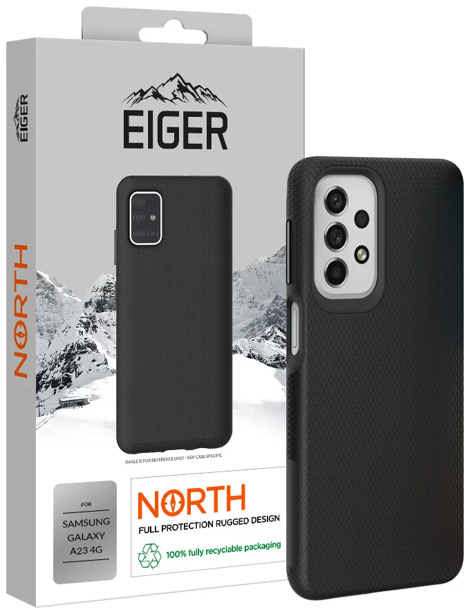 Levně Kryt Eiger North Case for Samsung Galaxy A23 4G in Black