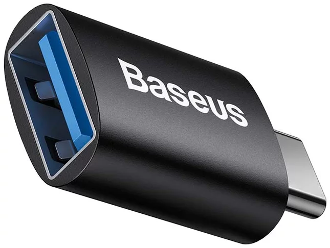 Levně Redukce Baseus Ingenuity USB-C to USB-A adapter OTG (Black)