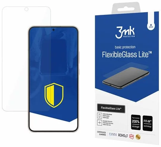 Ochranné sklo 3MK FlexibleGlass Lite Samsung S22 Plus S906 Hybrid Glass Lite  