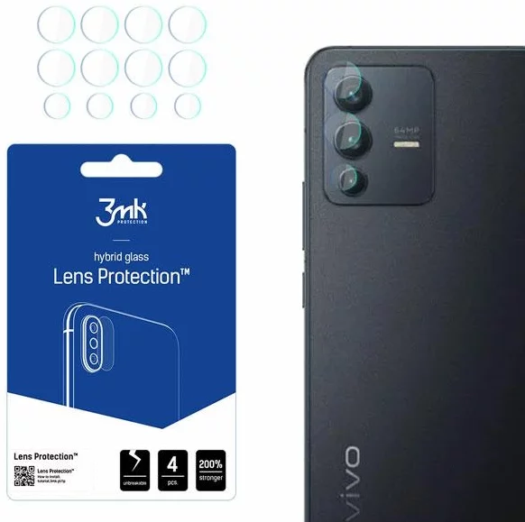 Ochranné sklo 3MK Lens Protect Vivo V23 5G Camera lens protection 4 pcs