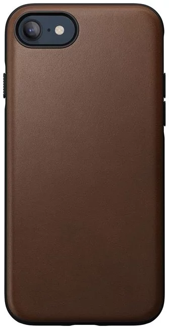 Levně Kryt Nomad Modern Leather Case, brown - iPhone SE (NM01200185)