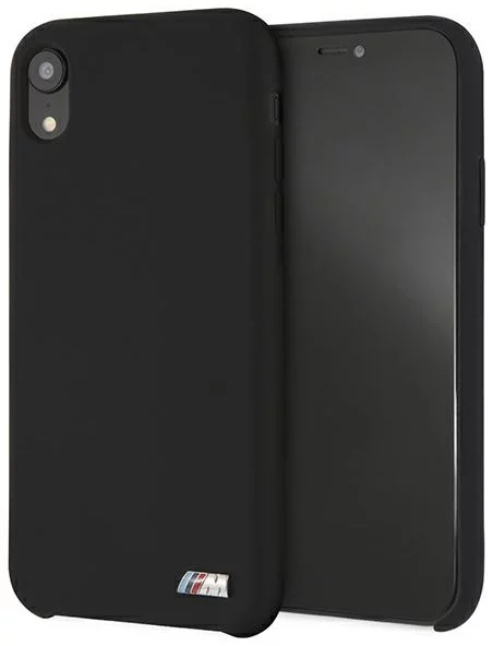 E-shop Kryt Case BMW BMHCI61MSILBK iPhone Xr black hardcase Silicone M Collection (BMHCI61MSILBK)