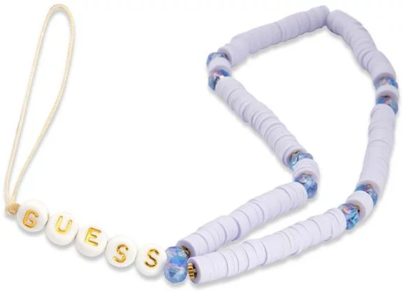 E-shop Klúčenka Guess pendant GUSTPEARU Phone Strap lilac Heishi Beads (GUSTPEARU)
