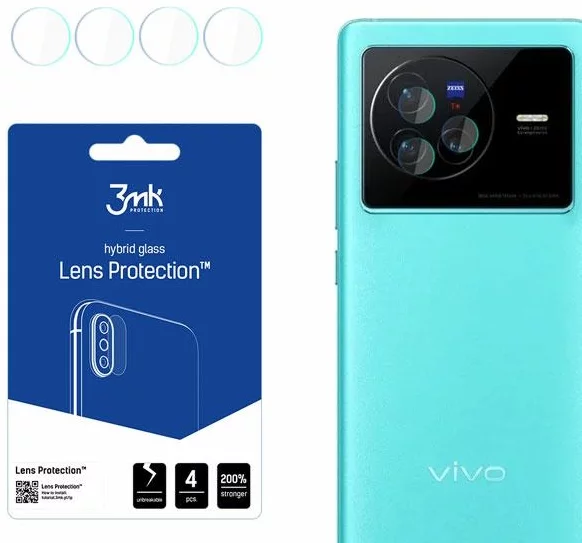 Ochranné sklo 3MK Lens Protect Vivo X80 Camera lens protection 4 pcs