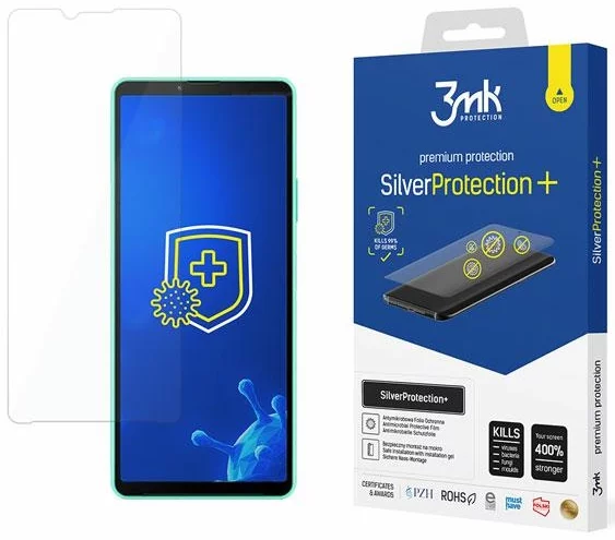 Ochranná fólia 3MK Silver Protect+ Sony Xperia 10 IV Wet-mounted Antimicrobial film
