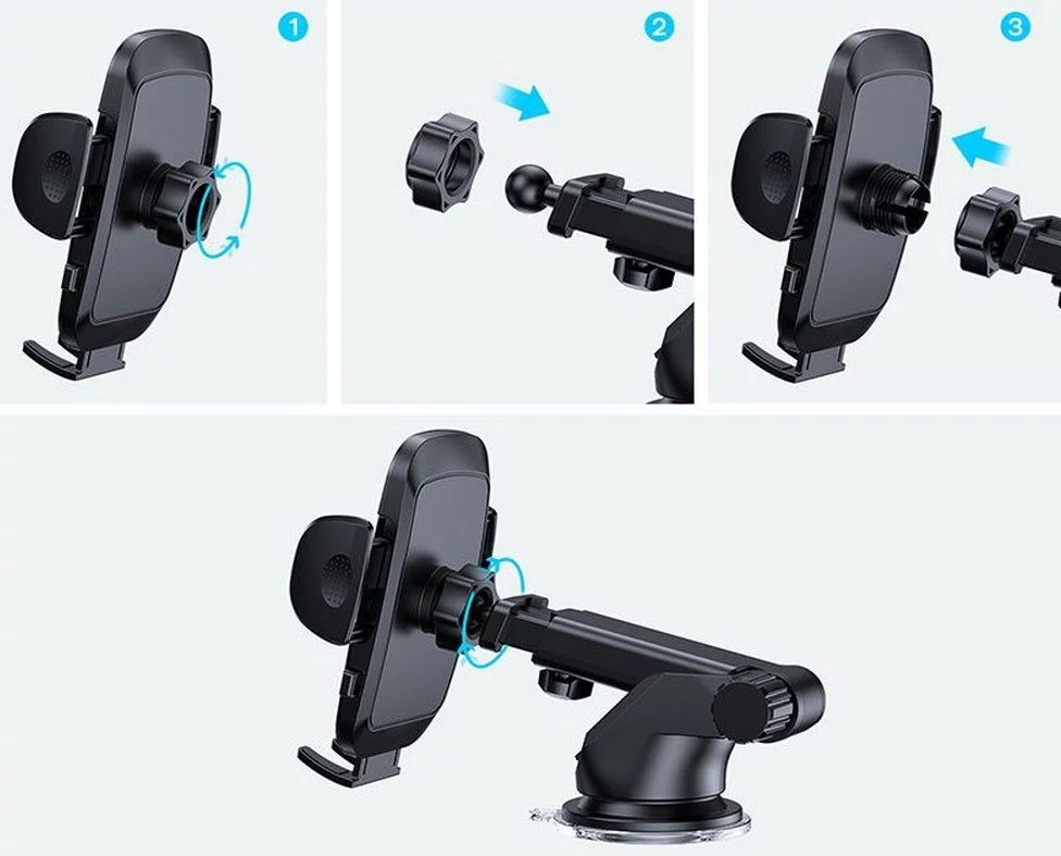 Holder JOYROOM JR-ZS259 DASHBOARD CAR MOUNT BLACK Holder JOYROOM JR-ZS259 DASHBOARD CAR MOUNT BLACK