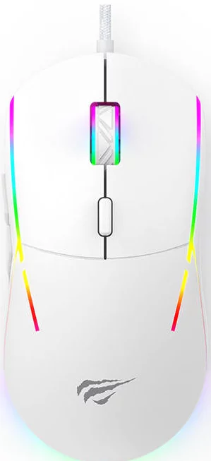 Levně Hrací myš Havit MS961 RGB Gaming Mouse 1200-12000 DPI (white)