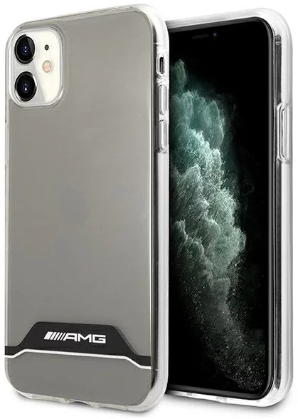 E-shop Kryt AMG AMHCN61TCBW iPhone 11 6,1" transparent hardcase Electroplate Black&White (AMHCN61TCBW)