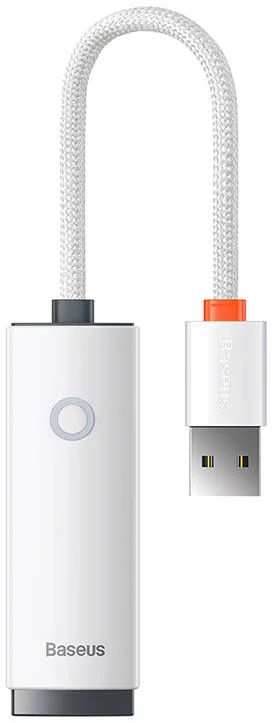 E-shop Redukcia Baseus Lite Series USB to RJ45 network adapter, 100Mbps (white)