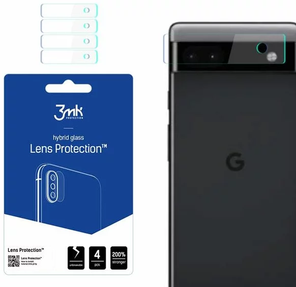 Ochranné sklo 3MK Lens Protect Google Pixel 6a Camera lens protection 4 pcs