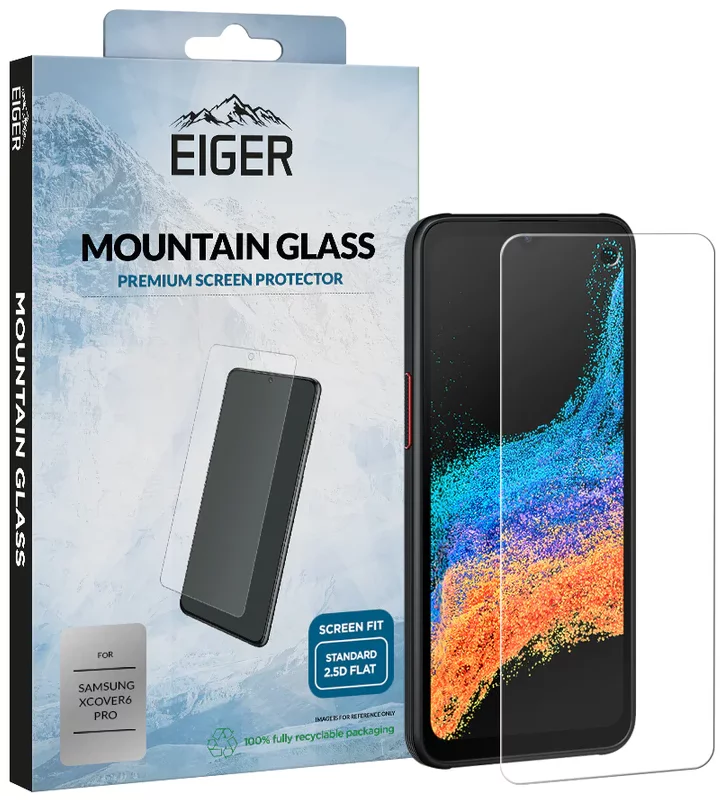 Ochranné sklo Eiger Mountain Glass Screen Protector 2.5D for Samsung Galaxy Xcover6 Pro
