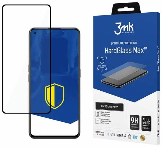 Ochranné sklo 3MK HardGlass Max Realme GT Neo 3T Fullscreen Glass  