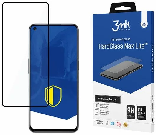 Ochranné sklo 3MK HG Max Lite Realme 9 5G black 