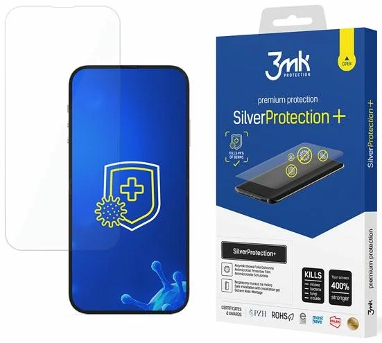 Levně Ochranná fólia 3MK Silver Protect+ iPhone 14/14 Pro 6,1" Wet-mounted antimicrobial film