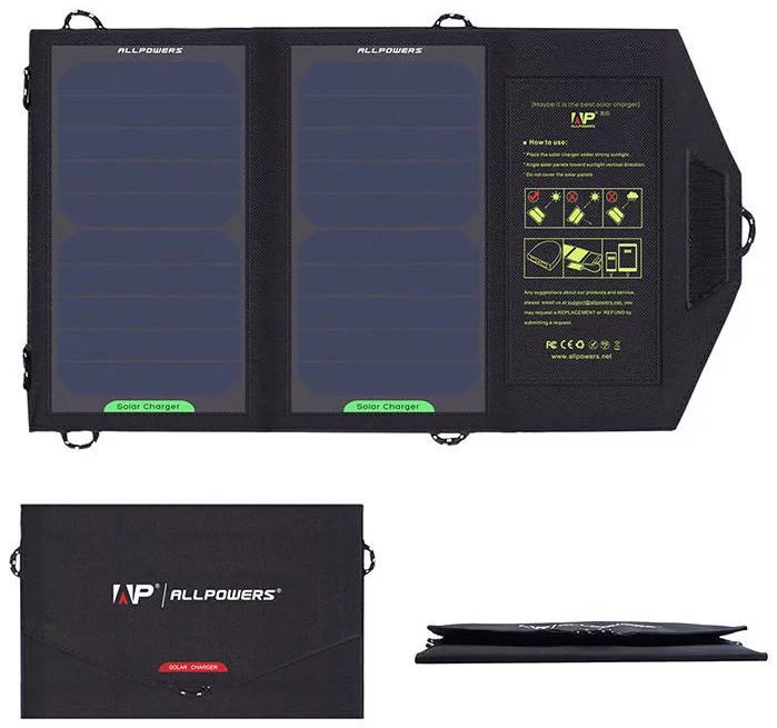 Levně Solární panel Photovoltaic panel Allpowers AP-SP5V 10W