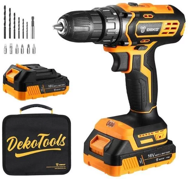 E-shop Vŕtačka Deko Tools Cordless Drill DKCD16XL01-B5S2 16V