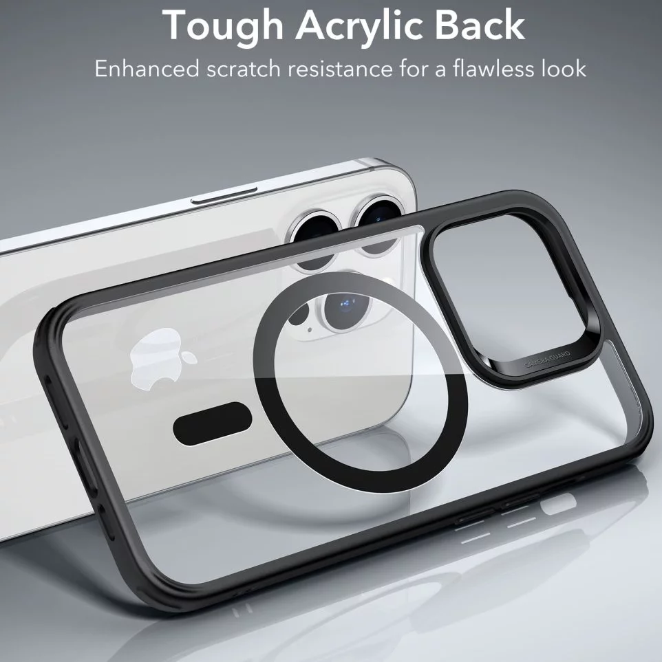 Apple iPhone 15 Pro Max case black ESR CLASSIC HYBRID HALOLOCK MAGSAFE