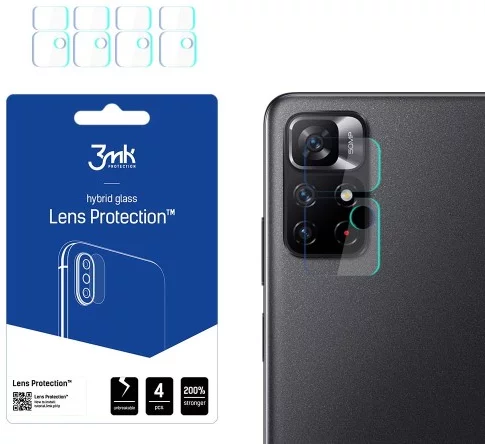 Ochranné sklo 3MK Lens Protect Xiaomi Redmi Note 11S 5 G/11T 5G Camera lens protection 4 pcs