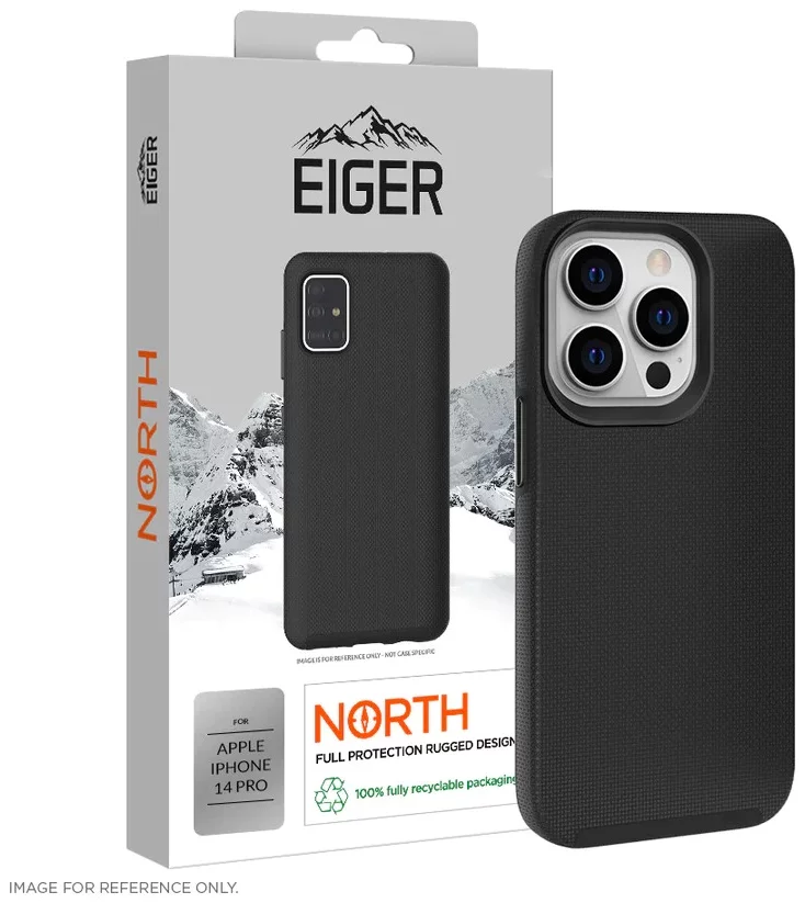 Levně Kryt Eiger North Case for Apple iPhone 14 Pro in Black