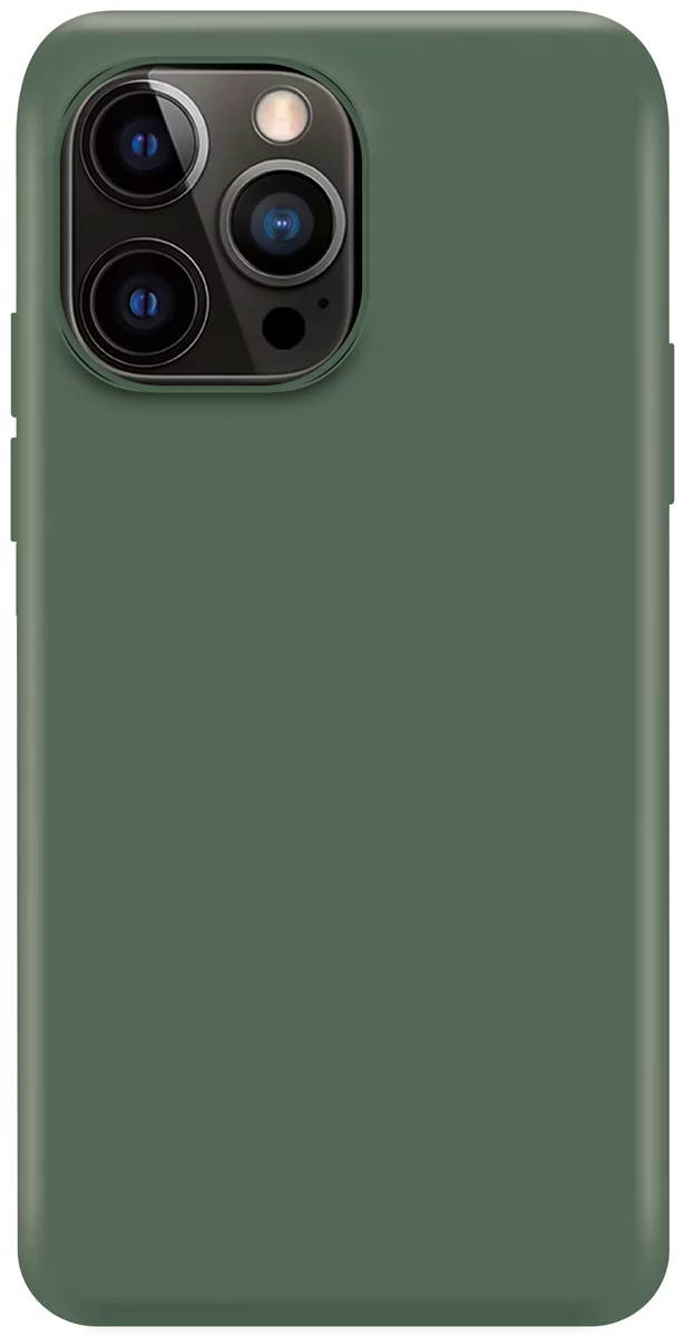 Levně Kryt XQISIT NP Silicone case Anti Bac for iPhone 14 Pro Max 2022 Eucalyptus (50445)