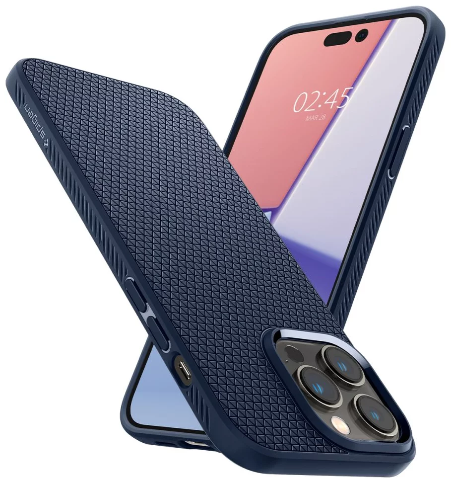 Case SPIGEN LIQUID AIR IPHONE 14 PRO MAX NAVY BLUE (ACS04814)
