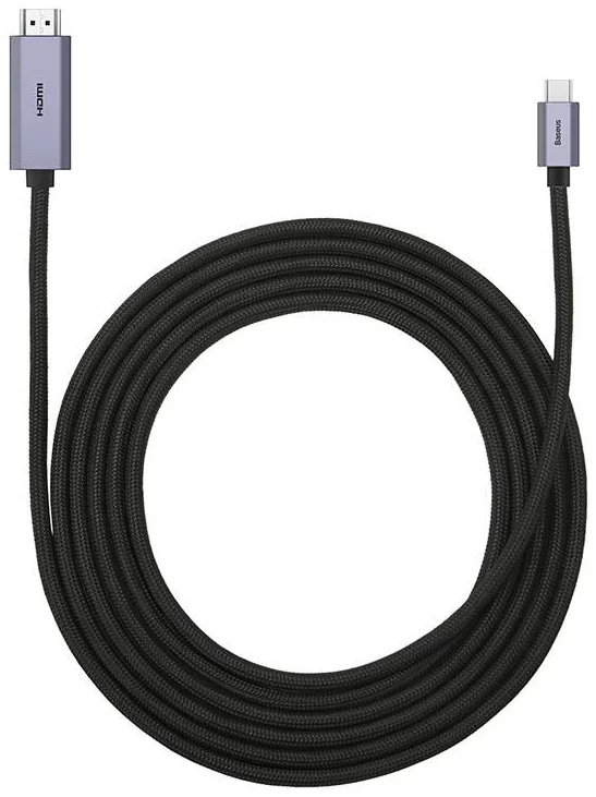 E-shop Kábel Baseus USB-C to HDMI cable, 4K, 3m (black)