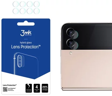 3MK Lens Protect Samsung Galaxy Z Flip 4 Camera lens protection 4 pcs - Front