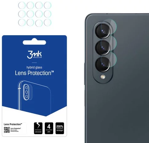 Ochranné sklo 3MK Lens Protect Samsung Galaxy Z Fold 4 Camera lens protection 4 pcs - Front