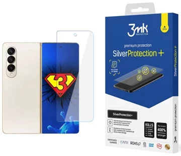 3MK Silver Protect+ Samsung Galaxy Z Fold 4 Wet-mounted Antimicrobial Film - Front