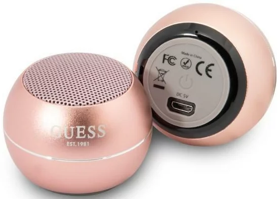Levně Reproduktor Guess Bluetooth speaker GUWSALGEP Speaker mini pink (GUWSALGEP)