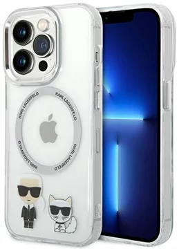 Karl Lagerfeld KLHMP14XHKCT hartschale transparent für iPhone 14 Pro Max 6,7