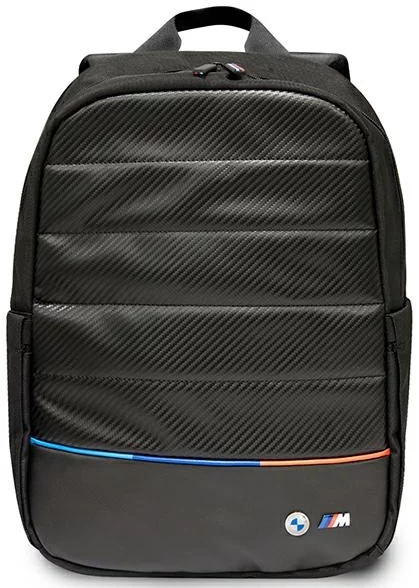 Levně BMW BMBP15COCARTCBK 16 "black Carbon Tricolor Backpack (BMBP15COCARTCBK)