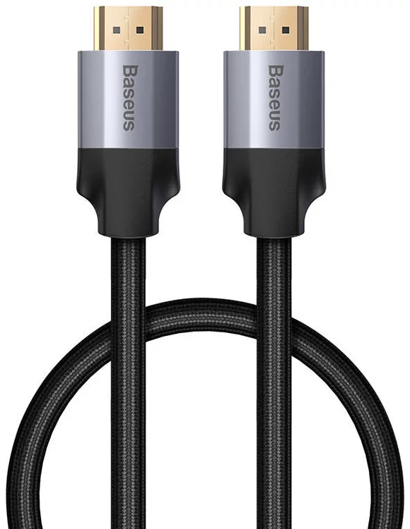 Levně Kabel Baseus Enjoyment Series 4K Male To 4K Male Cable 0,5m Dark gray