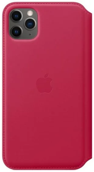 Levně Pouzdro Apple MY1N2ZM/A iPhone 11 Pro Max raspberry Leather Book case (MY1N2ZM/A)