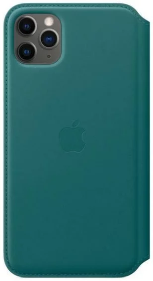 Levně Pouzdro Apple MY1Q2ZM/A iPhone 11 Pro Max blue Leather Book case (MY1Q2ZM/A)