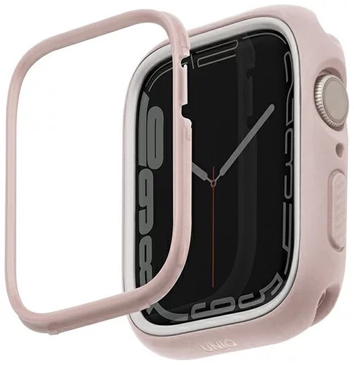 Kryt UNIQ case Moduo Apple Watch Series 4/5/6/7/8 / SE 44 / 45mm blush-white (UNIQ-45MM-MDPNKWHT)