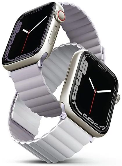 Remienok UNIQ strap Revix Apple Watch Series 4/5/6/7/8 / SE / SE2 38/40 / 41mm. Reversible Magnetic lilac-white (UNIQ-41MM-REVLILWHT)