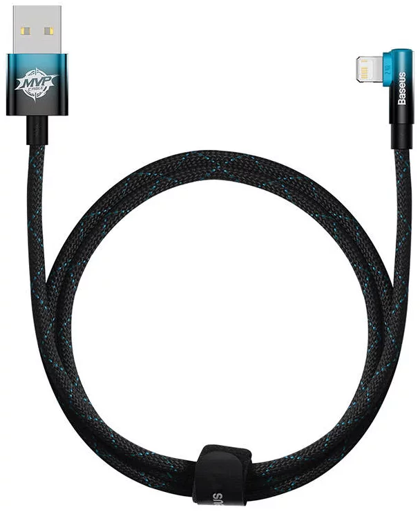 E-shop Kábel Baseus MVP 2 Lightning 1m 20W cable - (black-blue)