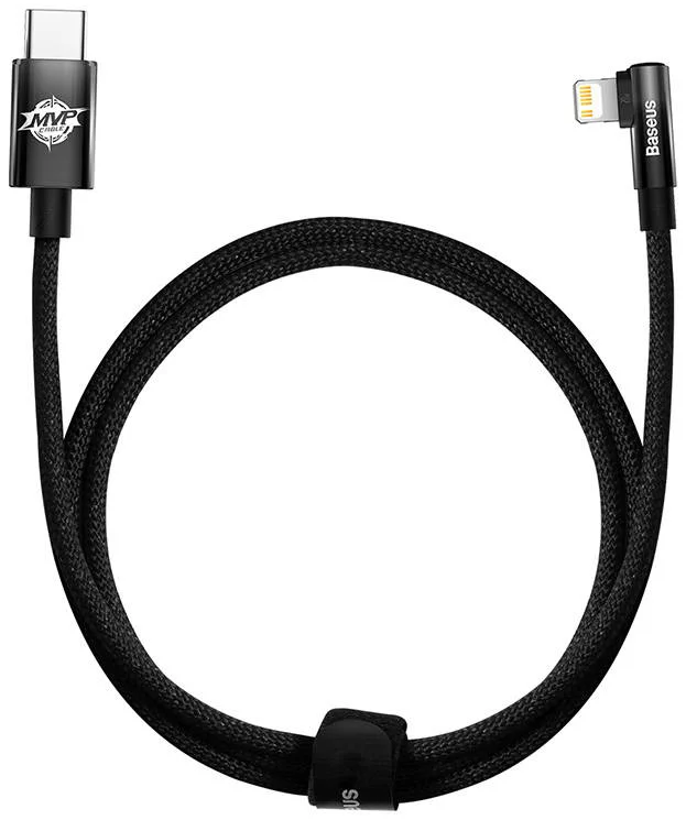 Levně Kabel Baseus USB-C to Lightning MVP 20W 1m Cable (Black)