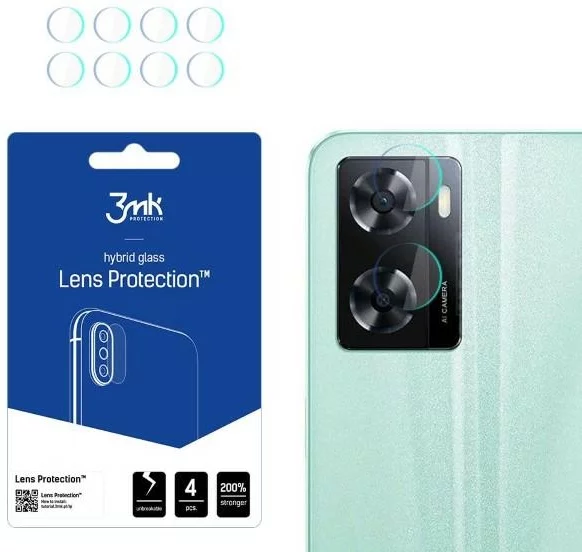 Ochranné sklo 3MK Lens Protect Oppo A57 4G/5G / A57e / A57s Camera lens protection 4 pcs