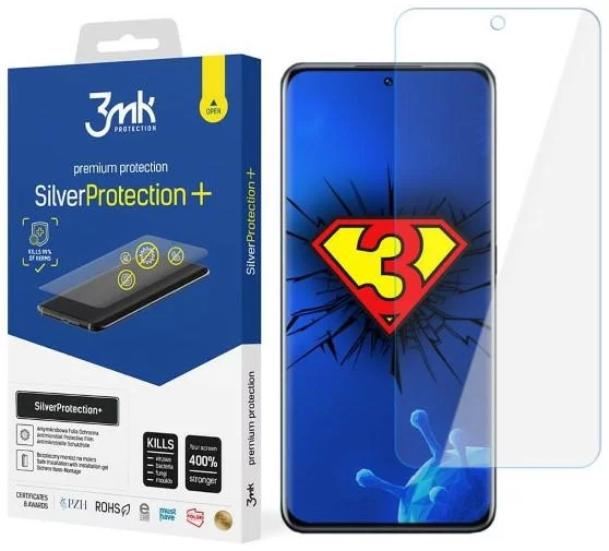Ochranná fólia 3MK Silver Protect + Xiaomi 12T / 12T Pro Wet-mounted Antimicrobial Film
