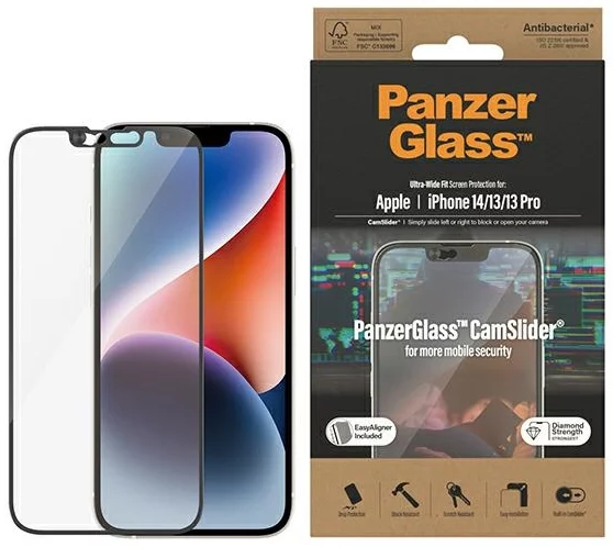 Ochranné sklo PanzerGlass Ultra-Wide Fit iPhone 14 / 13 / 13 Pro 6.1\
