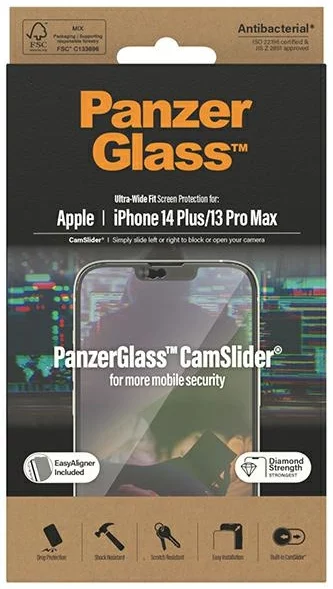 PanzerGlass® Screen Protector Apple iPhone 14 Plus | 13 Pro Max |  Ultra-Wide Fit w. EasyAligner