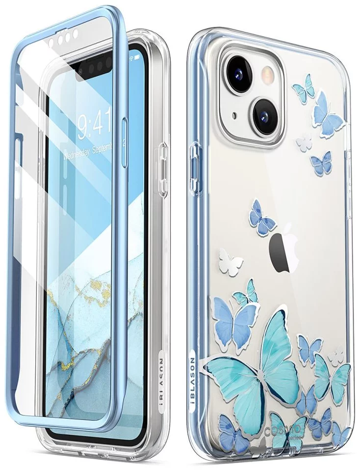 Levně Kryt SUPCASE COSMO IPHONE 14 PLUS BLUE FLY (843439119437)