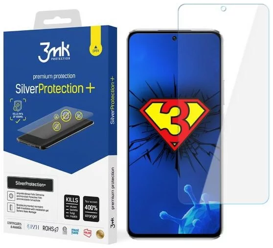 Levně Ochranná fólia 3MK Silver Protect+ Huawei Nova 10 SE Wet-mounted Antimicrobial film